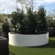 Plantenbak Circum zonder bodem aluminium Ø150x40 cm