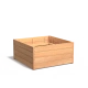 Plantenbak Carrez met bodem hardhout 120x120x57,4 cm