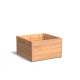 Plantenbak Carrez met bodem hardhout 100x100x57,4 cm