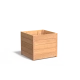 Plantenbak Carrez met bodem hardhout 80x80x71,3 cm