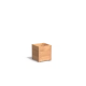 Plantenbak Carrez met bodem hardhout 40x40x43,5 cm