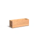 Plantenbak Carrez met bodem hardhout 120x40x43,5 cm