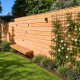 Actie JWOODS Douglas Fijnbezaagde Zweeds Rabat Plank 1,2-2,7x19,5x400 cm, Naturel