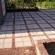 Betontegels 30x30x4,5 cm Grijs met facet