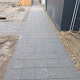Betontegels 30x30x4,5 cm Grijs met facet