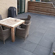Betontegels 50x50x4 cm Antraciet met facet
