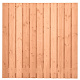 Tuinscherm Harz geschaafd onbehandeld Douglashout 23-planks 180x180 cm