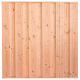 Tuinscherm Saarland fijnbezaagd onbehandeld Douglashout 11-planks 180x180 cm