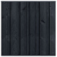 Tuinscherm Rosenheim zwart gespoten fijnbezaagd grenen 11-planks 180x180 cm