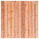 Tuinscherm Agadir geschaafd geïmpregneerd Red Class hout 23-planks 180x180 cm