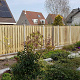 38153 jwoods tuinscherm 21 planks recht verticaal 180x180 cm zwart gespoten 80236
