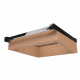 Douglas Lessenaar Lichtstraat Zwart 76,2(b) x 75(d) cm, Gelaagd 44.2 glas