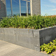39160 linia palissade 60x15x15 cm strak antraciet nero excellence 155548