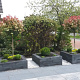 Linia Palissade 60x15x15 cm Strak Antraciet Nero Excellence