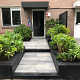 39160 linia palissade 60x15x15 cm strak antraciet nero excellence 90950