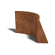 Cortenstaal keerwand binnenbocht 50x50x50 cm