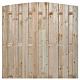 Grenen Tuinscherm 15 mm Toog Verticaal 165/180x180 cm actie