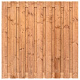 Tuinscherm Zagora geschaafd geïmpregneerd Red Class hout 21-planks 180x180 cm
