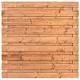 Tuinscherm Zagora, Red Class Wood geïmpregneerd ME vuren, RVS-geschroefd, 21-planks (19+2) 180 x 180