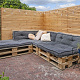 Rhombus scherm Klagenfurt geschaafd onbehandeld Douglashout 30-planks 180x180 cm