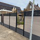 Draadmat gaaspaneel zwart 180x90 cm maas 10x10 cm