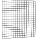 Draadmat gaaspaneel zwart 180x180 cm maas 10x10 cm