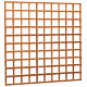 Hardhouten Trellis 180x180 cm Geschaafd, recht
