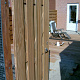 Hardhouten Tuindeur Recht Verticaal 180x100 cm houten frame