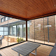 57649 glazen schuifwand 277 b x224 h cm tbv voorzijde buitenverblijf 500x300 370 cm met berging 200 cm 576823