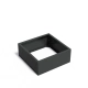 Plantenbak Carrez Connect zonder bodem gecoat staal 100x100x40 cm