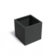 Plantenbak Carrez Connect zonder bodem gecoat staal 80x80x80 cm