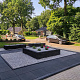 Betontegels 50x50x5 cm Antraciet met facet