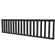 Douglas hekwerk geschaafd zwart geïmpregneerd 278,5x73 cm