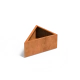 Plantenbak Triangle cortenstaal 100x100x40 cm
