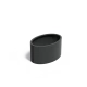 Plantenbak Ellipse zonder bodem aluminium 120x80x60 cm