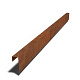 Cortenstaal overzetprofiel 15x6x5 cm (lengte 240 cm)