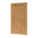 Douglas enkele dichte deur 78x195 cm met kozijn onbehandeld (Incl. Hang en Sluitwerk)