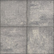 ViaGardenia 80x80x4 cm Silvery