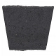 64687 gardenwall strak 22 15x18x10 cm nero 454247