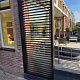 Shutterscherm Excellent geschaafd vurenhout 90x224 cm zwart gespoten