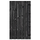 JWOODS Zwart Gespoten Tuindeur recht op zwart stalen frame 120x180 cm