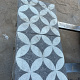 Restpartij Schagen: 4 stuks GeoProArte Design 60x60x4 cm Belgian Blue Dark Grey Flower