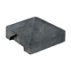 Beton Afdekpet Antraciet 14x14x5 cm Hoekmodel met diamantkop