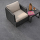 GeoCeramica 75x75x4 cm Aura Antracite