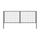 Hillfence dubbele poort Premium-line, 300x180 cm, zwart