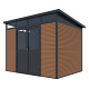 Orion Tuinhuis 338x218 cm Antraciet/Teak