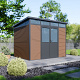 Orion Tuinhuis 338x218 cm Antraciet/Teak