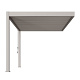 Orion Deluxe overkapping Muurbevestiging 360x400 cm Kiezelgrijs