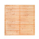 Rhombus scherm Kaprun geschaafd onbehandeld Douglashout 21-planks 180x180 cm