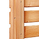Rhombus scherm Kaprun geschaafd onbehandeld Douglashout 21-planks 180x180 cm